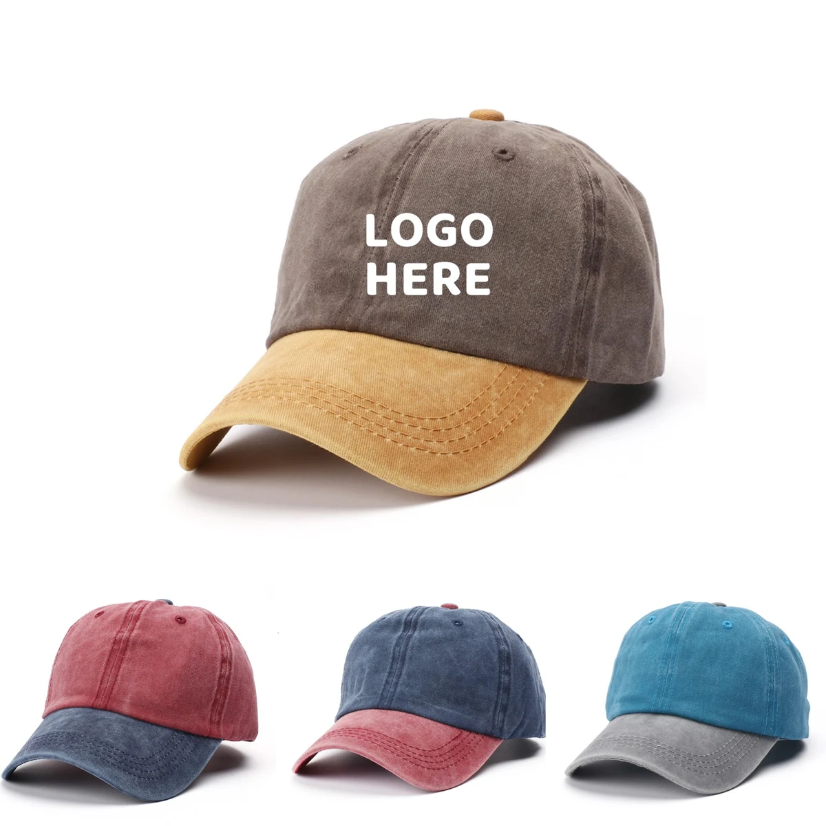 Two Tone Distressed Cowboy Hat 1