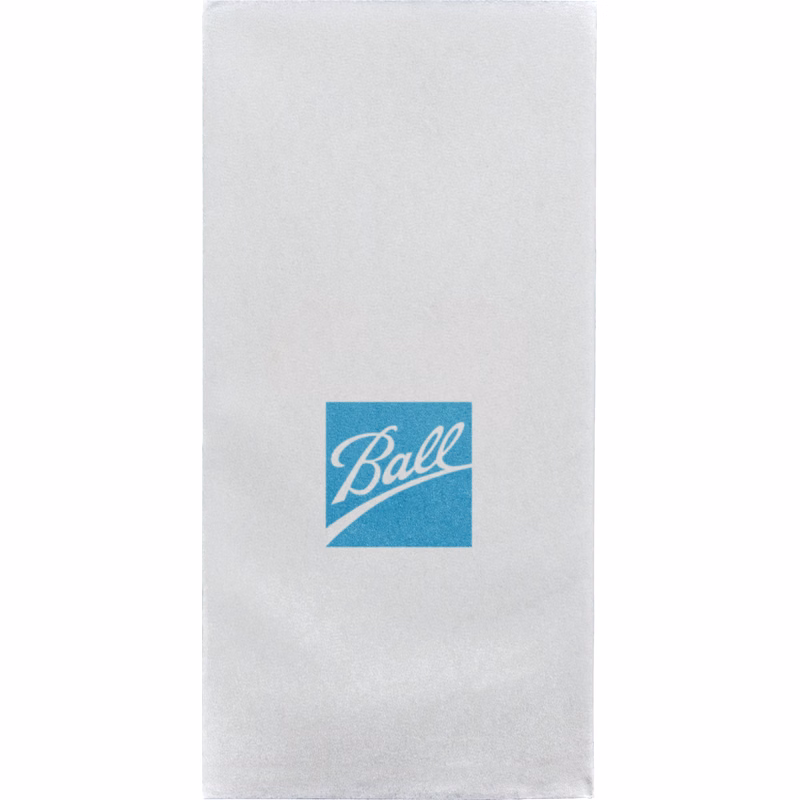 Almost Linen Dinner Napkin 1 Ply Heavy Weight 1/8 Fold White Tradition Print