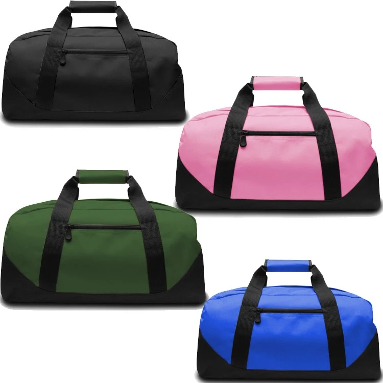 Duffel Bag with Contrasting Black Bottom - Large 1