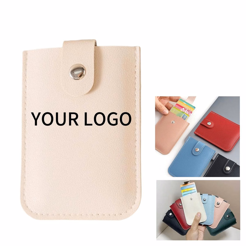 PU Leather Pocket Card Case for Daily Use