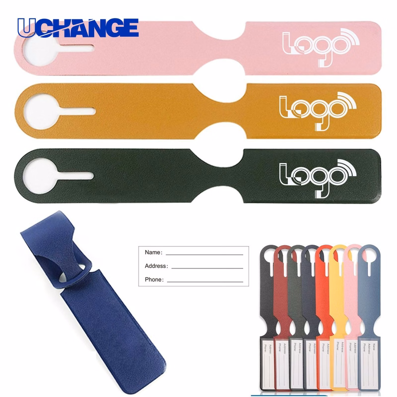 Leather Travel Luggage ID Tag