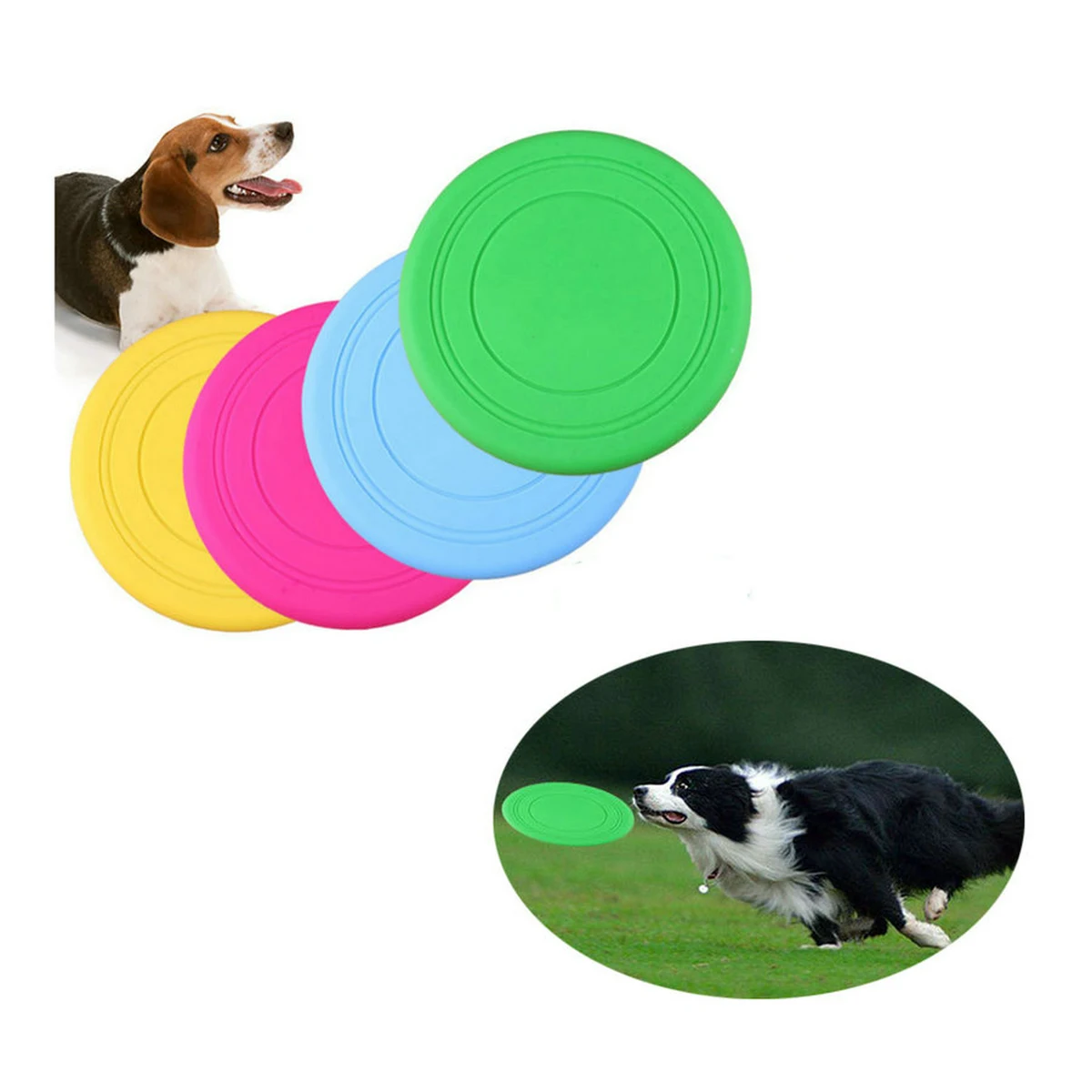 Silicon Pet Flying Disc 1