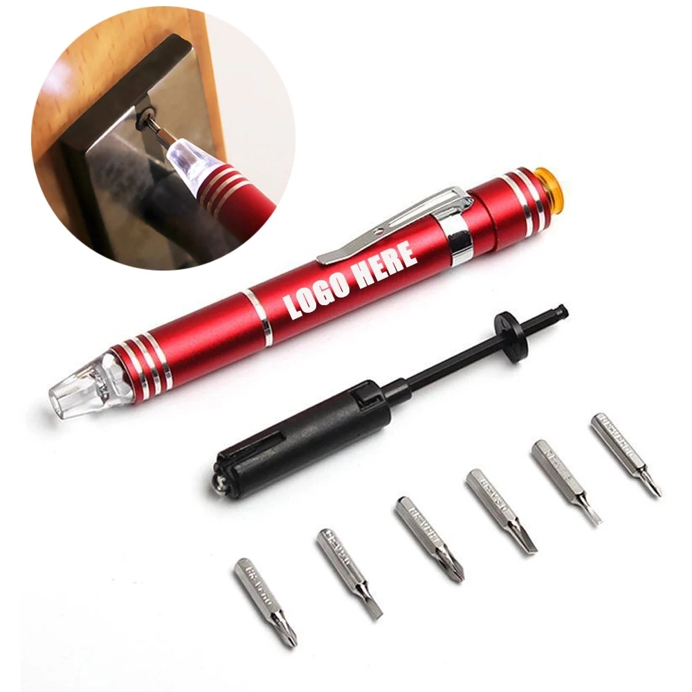 Aluminum Multi-Tool Pocket Screwdriver Flashlight 1