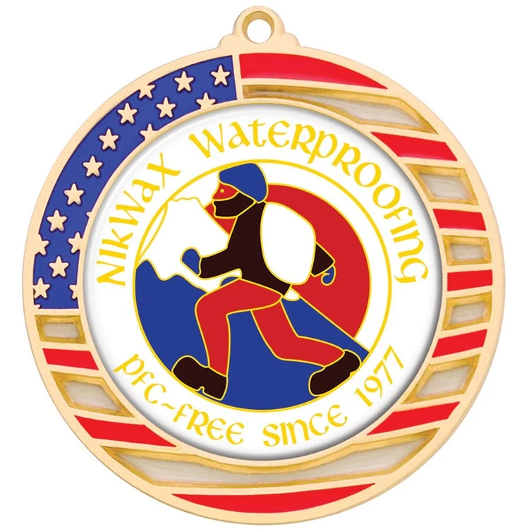 Express Vibraprint™ American Flag Insert Medallion (2-3/4") 1