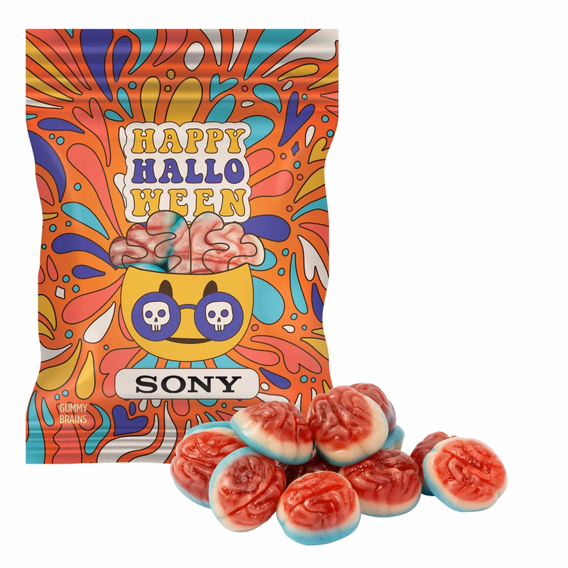 Clever Candy 2oz. Full Color DigiBag™ with Gummy Brains