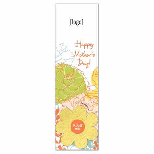 Seed Paper Shape Bookmark