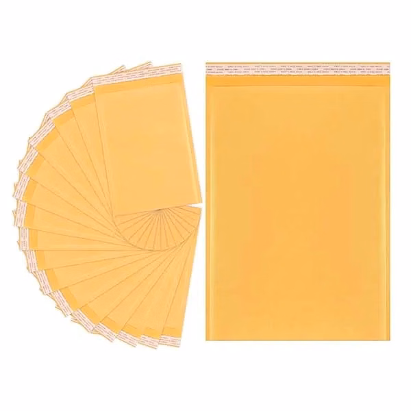 Yellow Kraft Bubble Mailers Padded Envelopes Packages