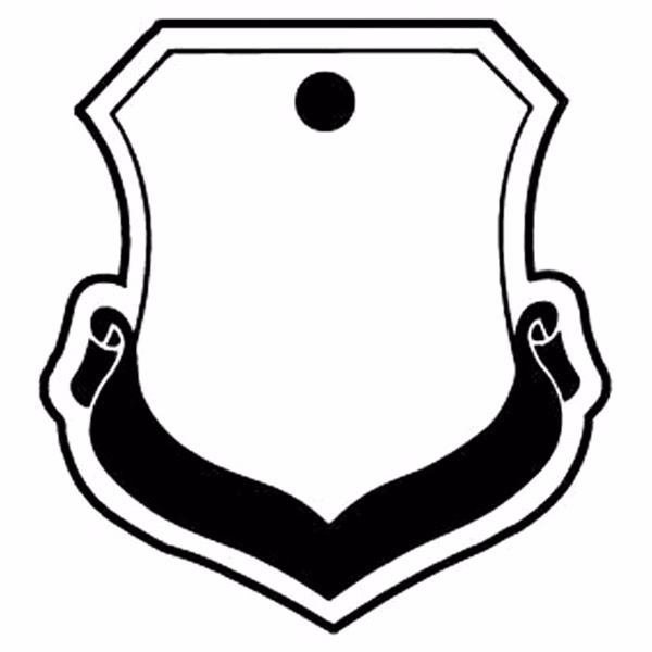 National Guard Shield Key Tag - Spot Color