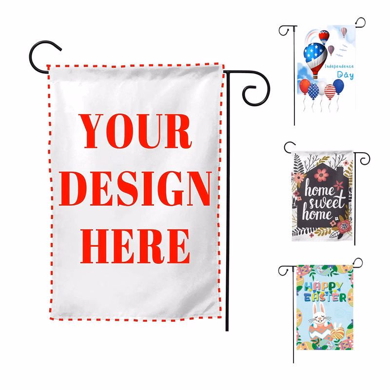 12" x 18" Double-Sided Garden Flag with Frame