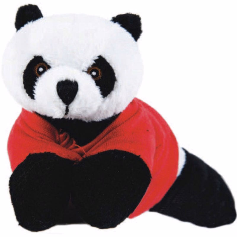 So Soft 8" Laying Beanie Animal- Panda