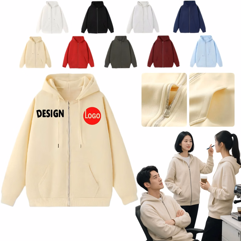 Premium Cotton Hooded Sweatshirt For Work Uniform
