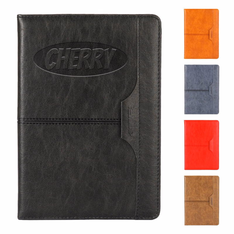 A5 PU Business Notebook w/ Pen Holder