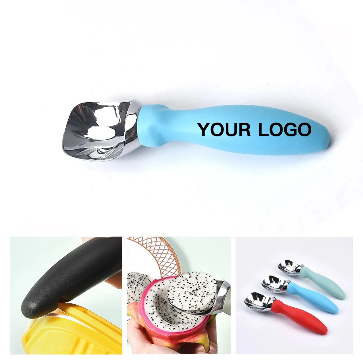 Polypropylene Handle Ice Cream Spoon 1