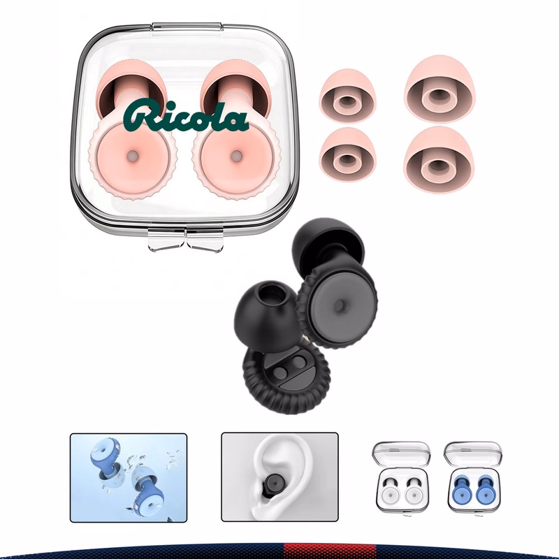 DreamMute Serrated Grip Silicone Earplugs