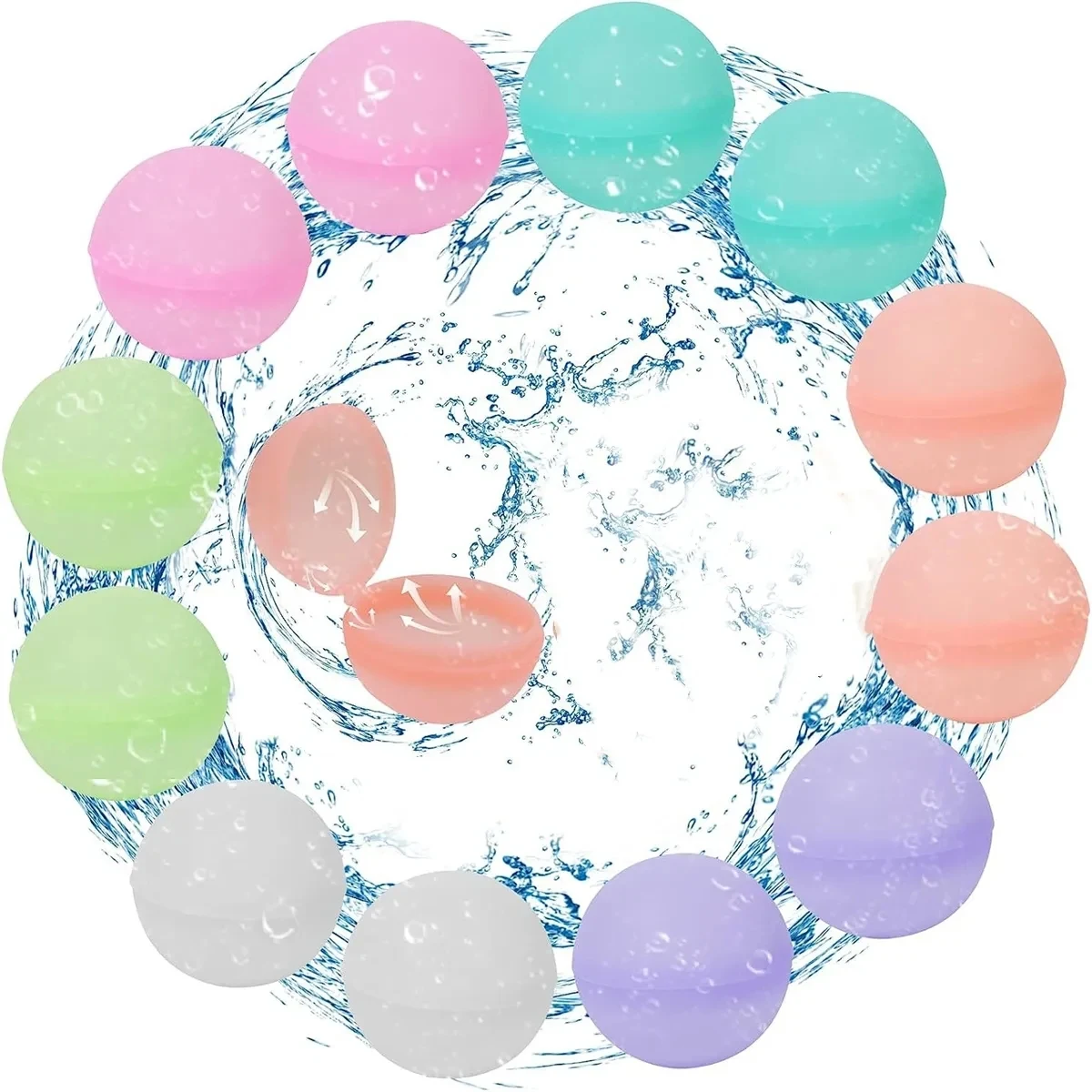 Reusable Water Balloons Summer Bombs SiliconeToys 1