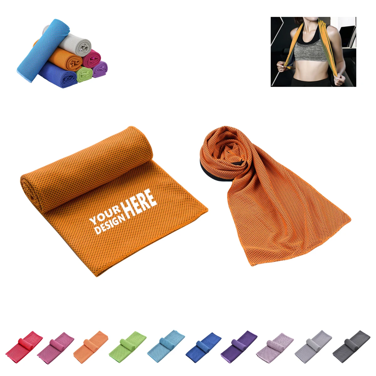 MOQ 100 Super Dry Soft Cooling Towel 1