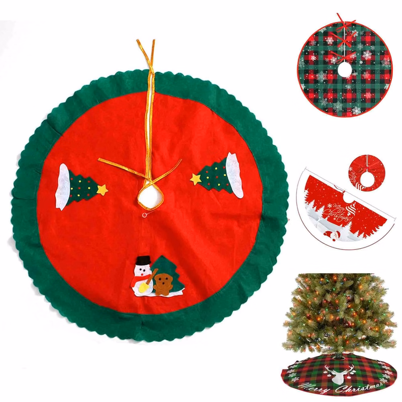 Christmas Tree Decorations Skirt Apron