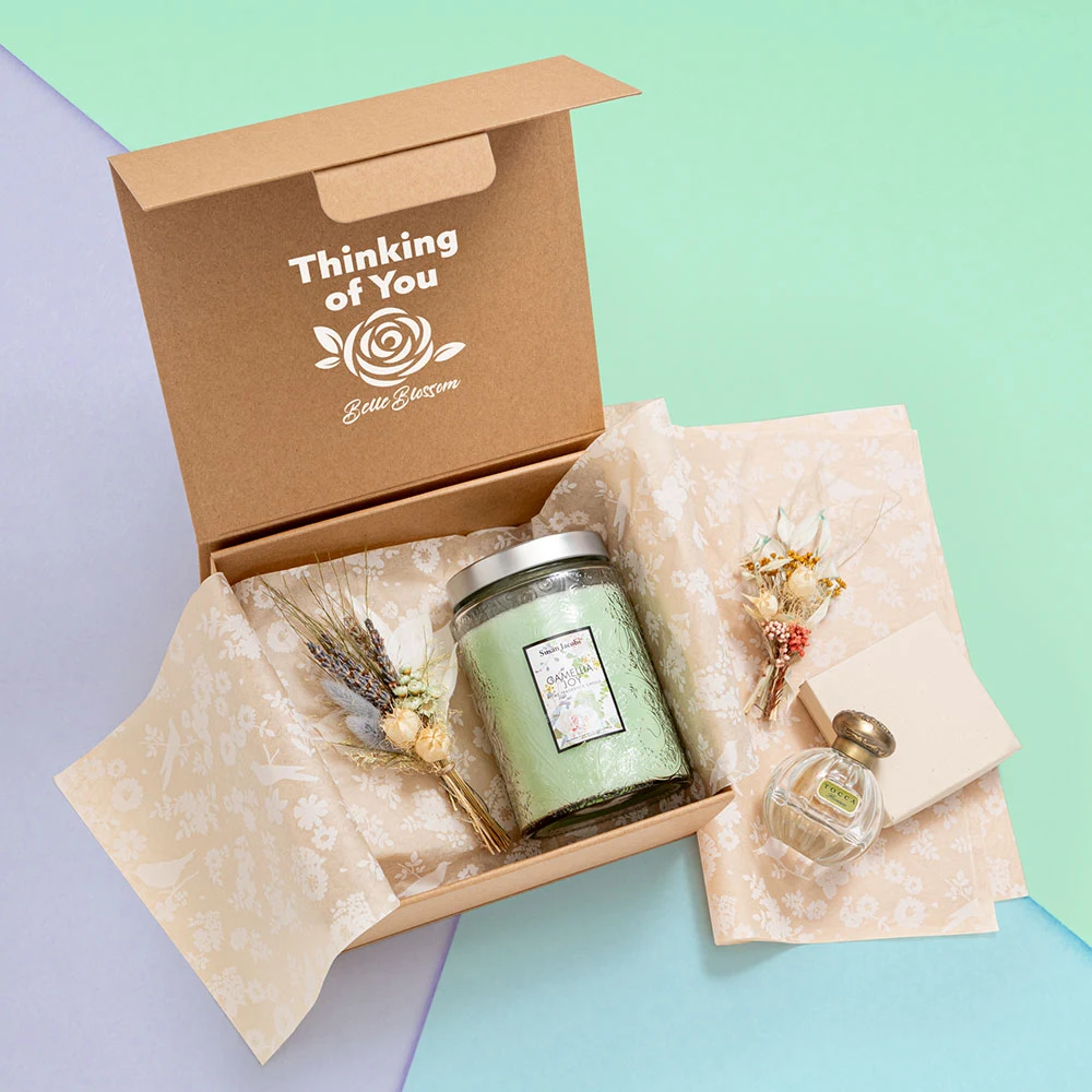 Small Natural Kraft Premium Vesta Gift Box 1
