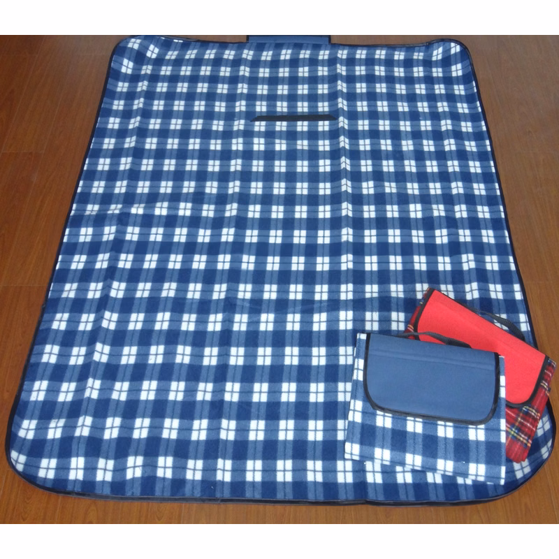 Roll Up Fleece Camping Picnic Blankets