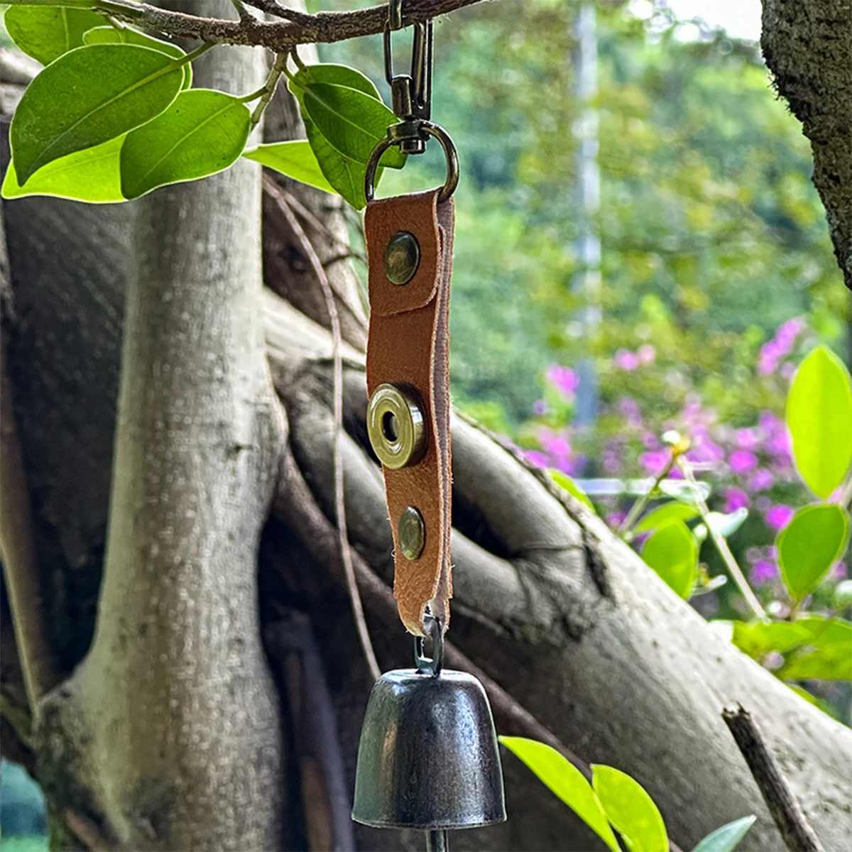 50pcs Min Order Bear Bell Metal Loud Hiking Bells Keychain 1