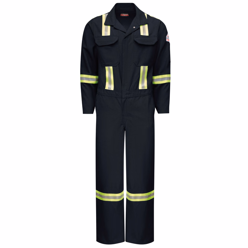 Bulwark® Men's Midweight Nomex FR Premium Coverall with Reflective Trim