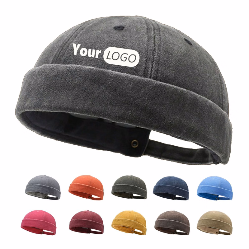 Vintage Washed Cotton Docker Cap