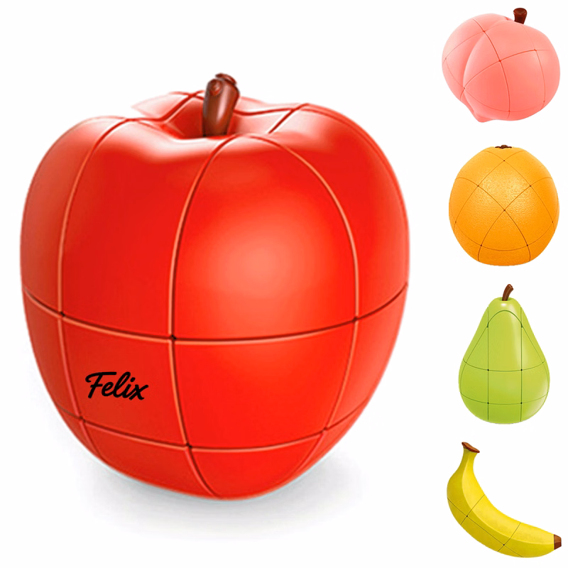 Realistic Fruit Cube Fidget Toy