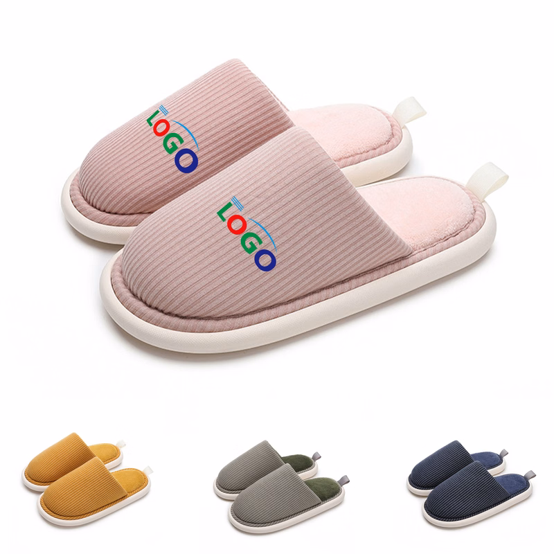 Soft Cotton Slippers with Non-Slip Comfort