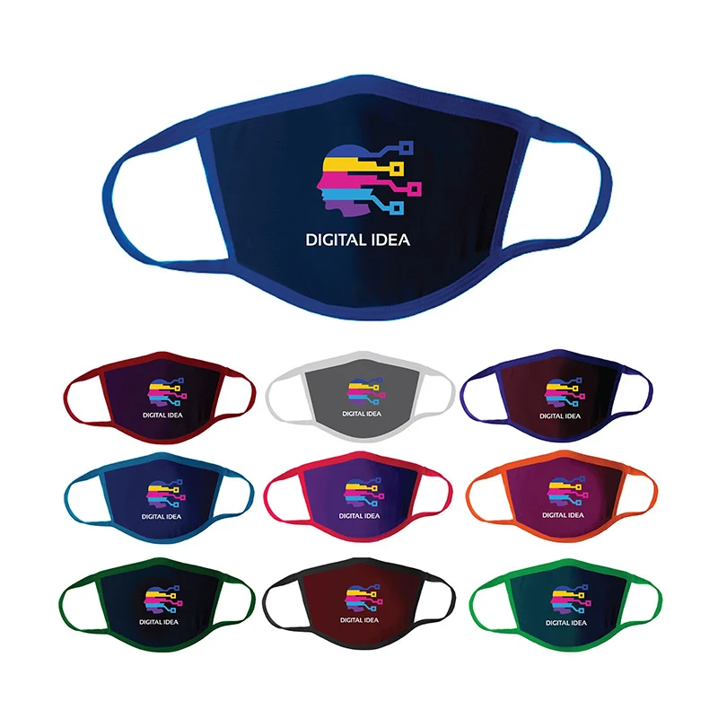 Full Color Polyester Two Ply Face Mask Cover 1