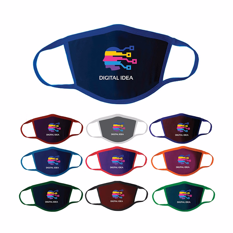 Full Color Polyester Two Ply Face Mask Cover