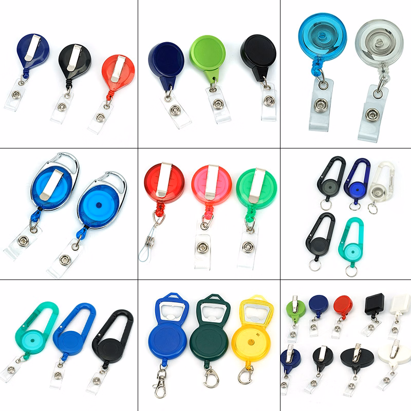 Badge Reel w/Lanyard Attachment