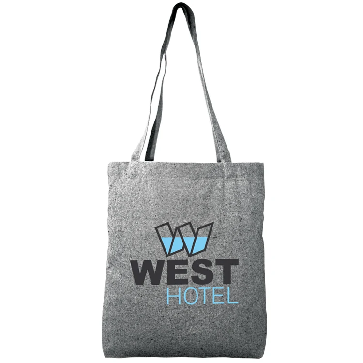Super Sale- Econo Cotton Tote - Grey Tweed 1