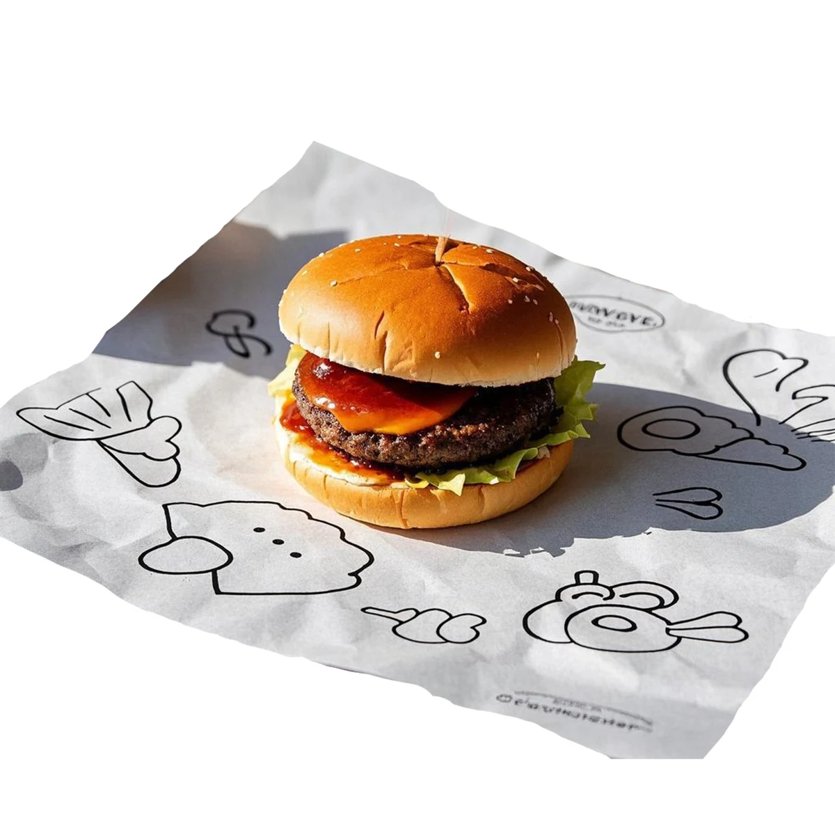 Food Grade Rice Ball Wrapping Paper 12x12 inches 1