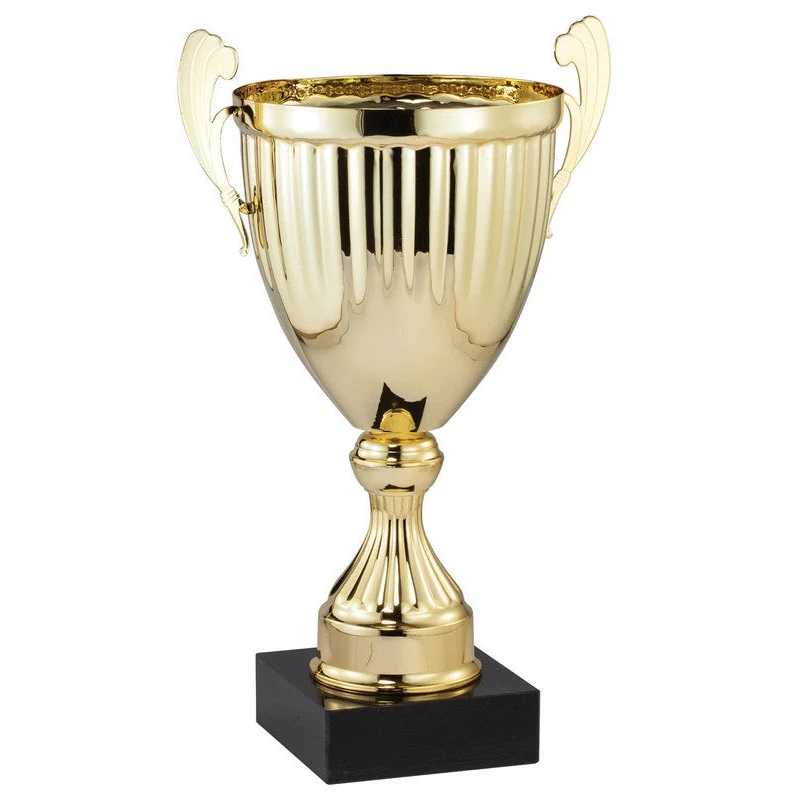 Gold Metal Cup On Marble Base 1
