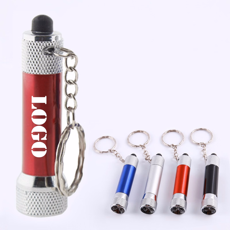3 Led Aluminum Keychain Flashlight