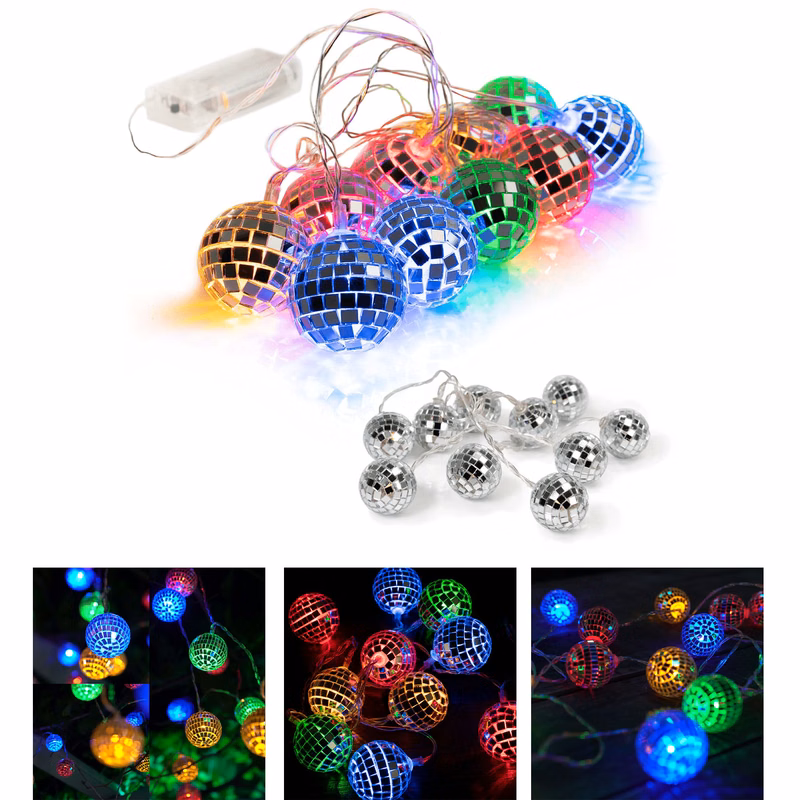 Disco Balls String Lights