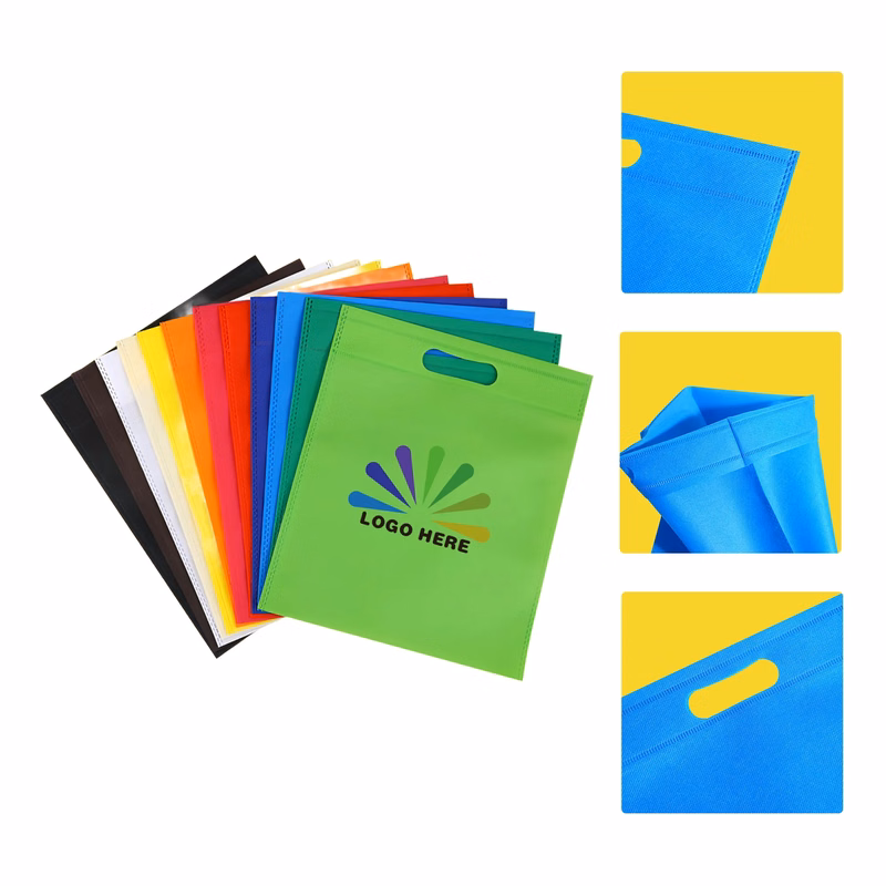 MOQ50 Promotional Nonwoven Heat Seal Reusable Tote Party Bag