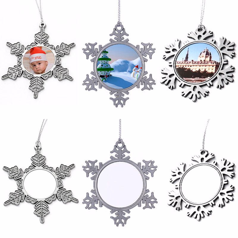 Metal Snowflake Holiday Ornament