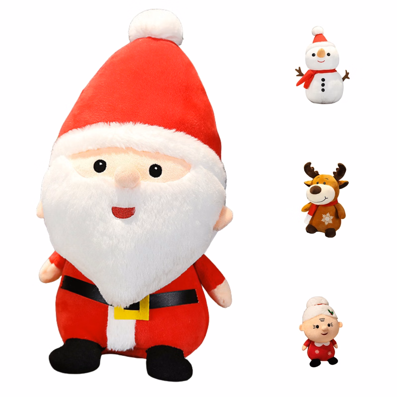 MOQ 50 Snowman Plush Toy Doll