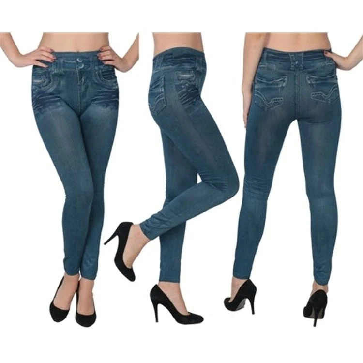 Women's Jeggings - Blue S/M L/XL 1
