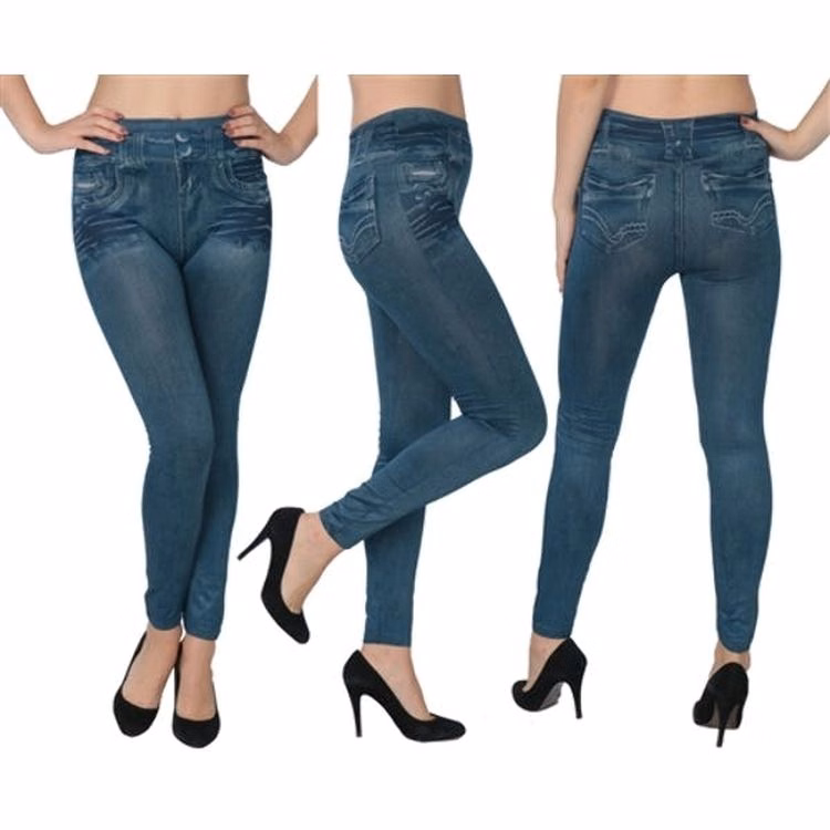 Women's Jeggings - Blue S/M L/XL