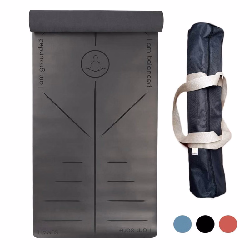 Natural Nubber Yoga Mat With Carrier Bag