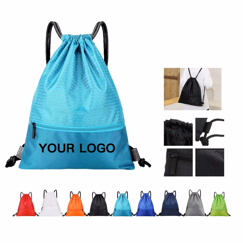 Durable Oxford Drawstring Bag for Gym or School Gear