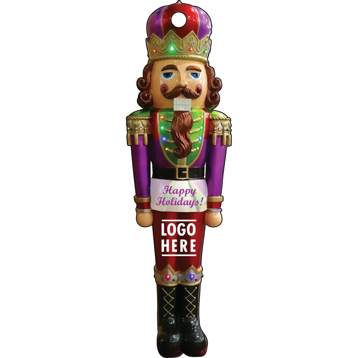 1/4" Recycled Wood Ornaments-Nutcracker 1