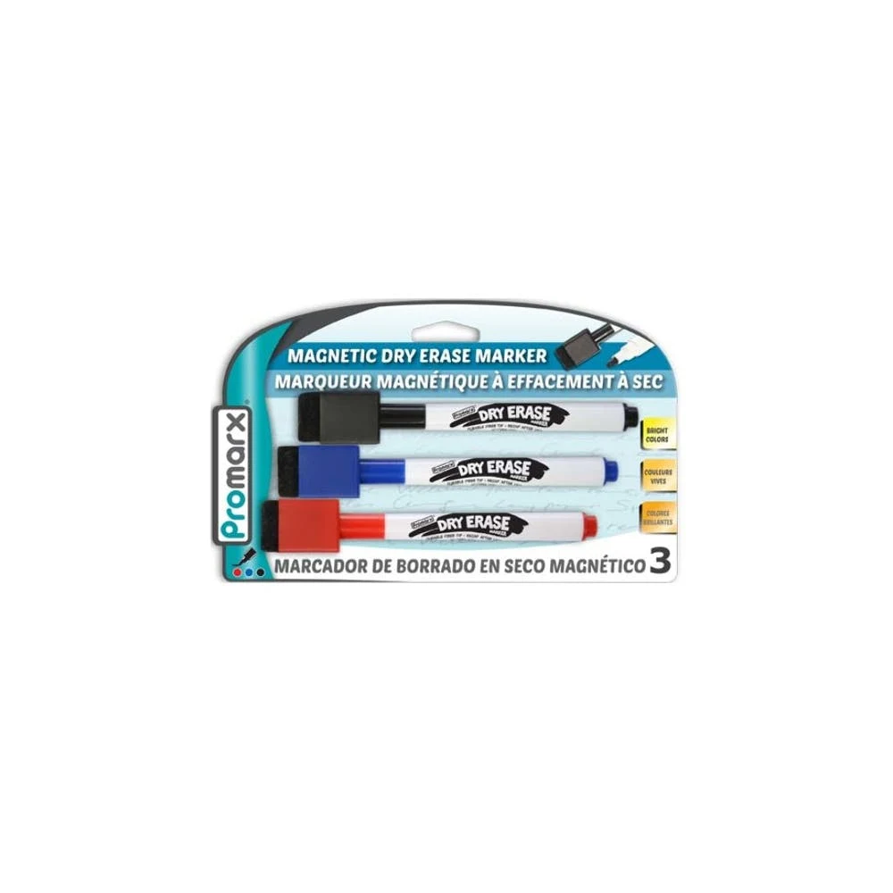 Magnetic Dry Erase Markers - 3 Count 1
