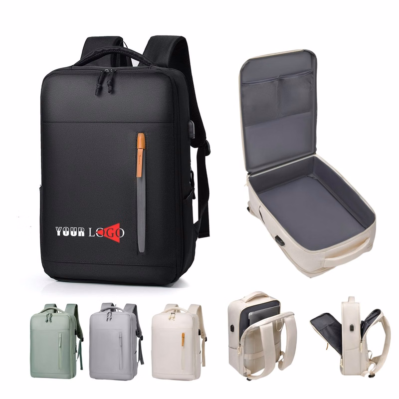 USB Port Simple Versatile Travel Backpack