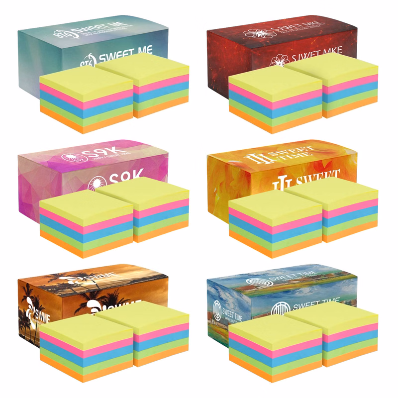 Custom Printed 3" x 3" x 3" Cube Notes
