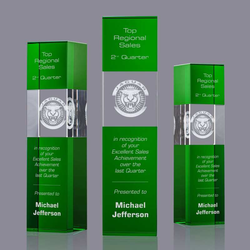 Araceli Tower 3D Award - Green
