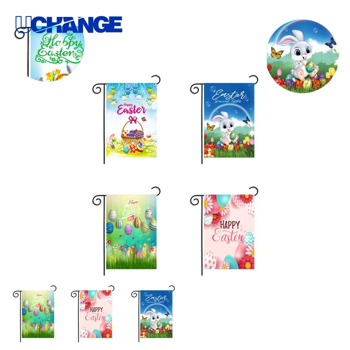 Double Sided Full Color Garden Flag 1