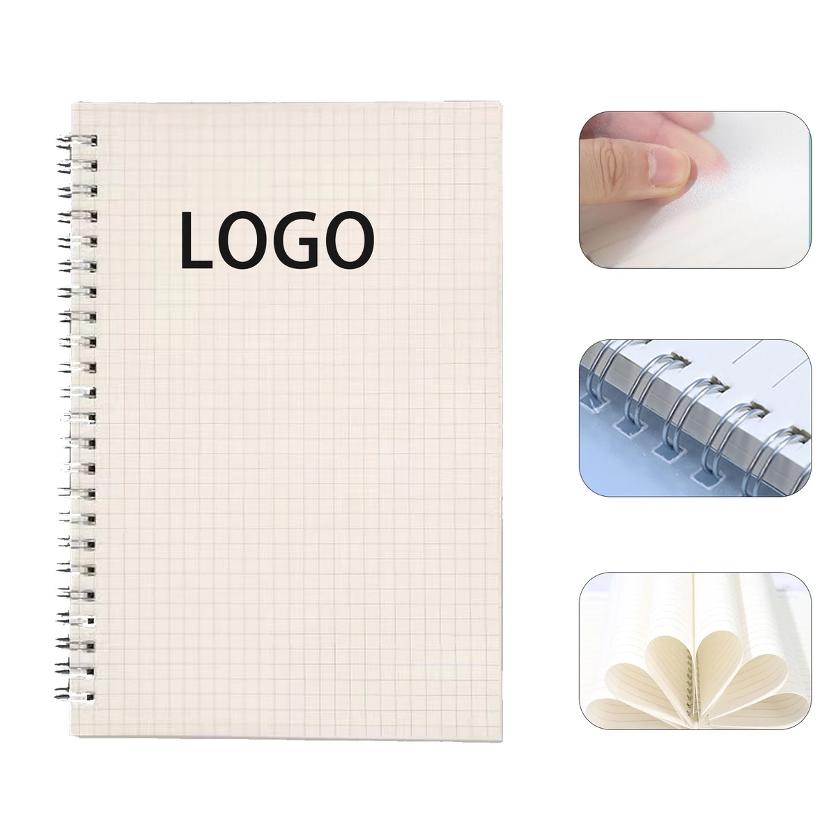 A5 Coil Grid Notebook 1